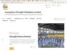 Tablet Screenshot of china-inflatables.com