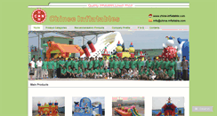 Desktop Screenshot of china-inflatables.com.cn