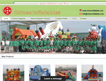 Tablet Screenshot of china-inflatables.com.cn
